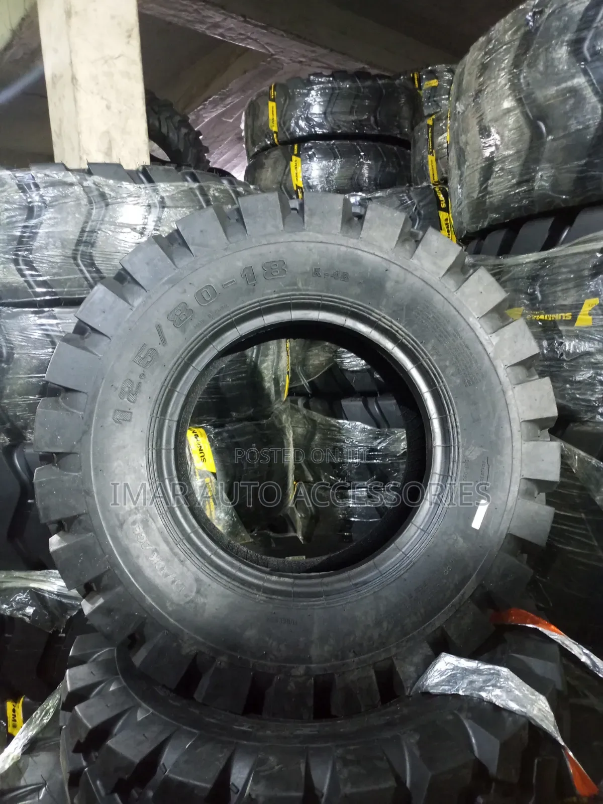 12.5/80-18 16pr Vk India Tyres – Heavy-Duty Backhoe Loader Tyres