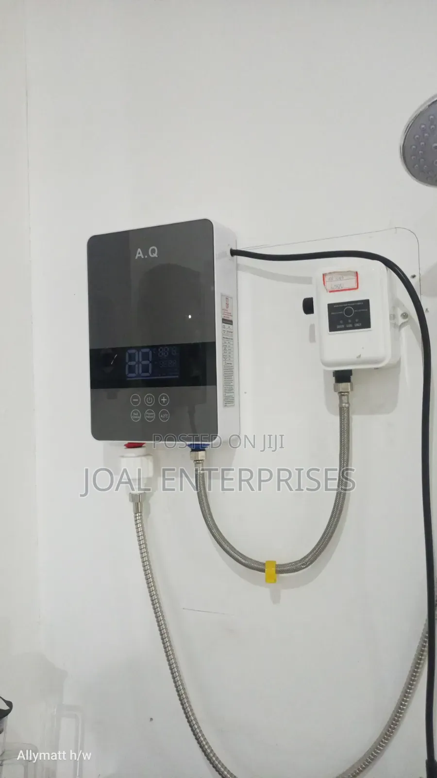 Instant Water Heater With Booster Pump