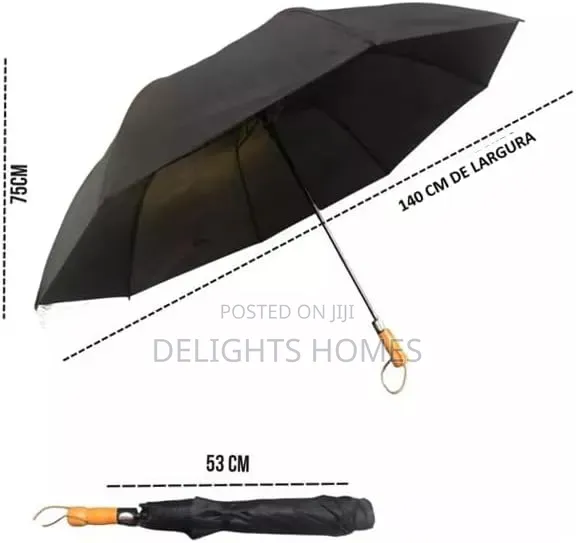 Large Reinforced Automatic Umbrella _Haw