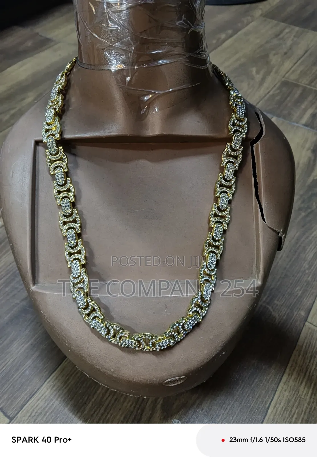 Quality Casual Hip Hop Coated Iced Silver Gold Neck Chains