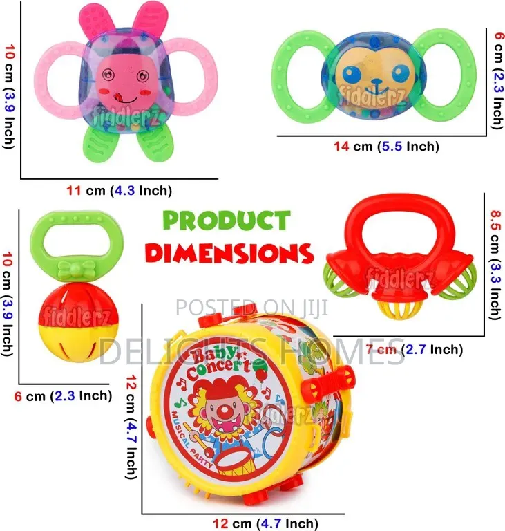 Baby Rattle Musical Drum_haw