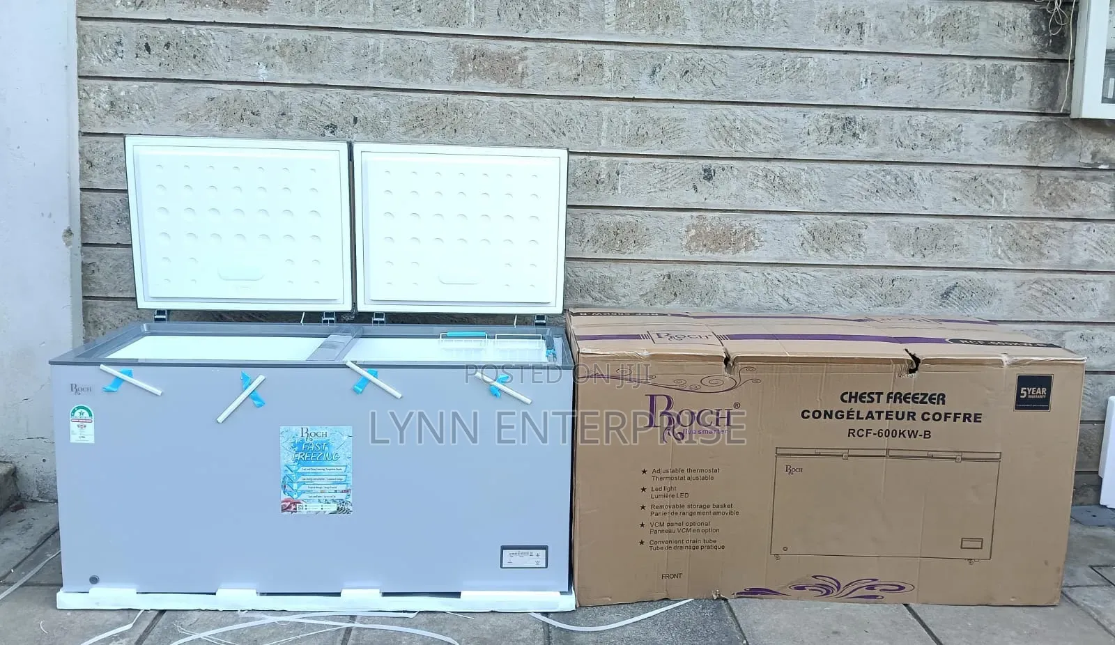Roch Chest Freezer 
RCF-600-Kw-B (493 Litres)