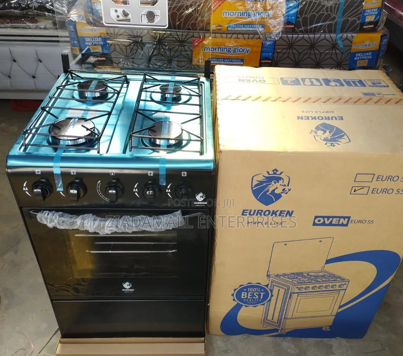 Euroken Cooker Size 50*55 Full Gas 4 Burner,Complete Kitchen Value