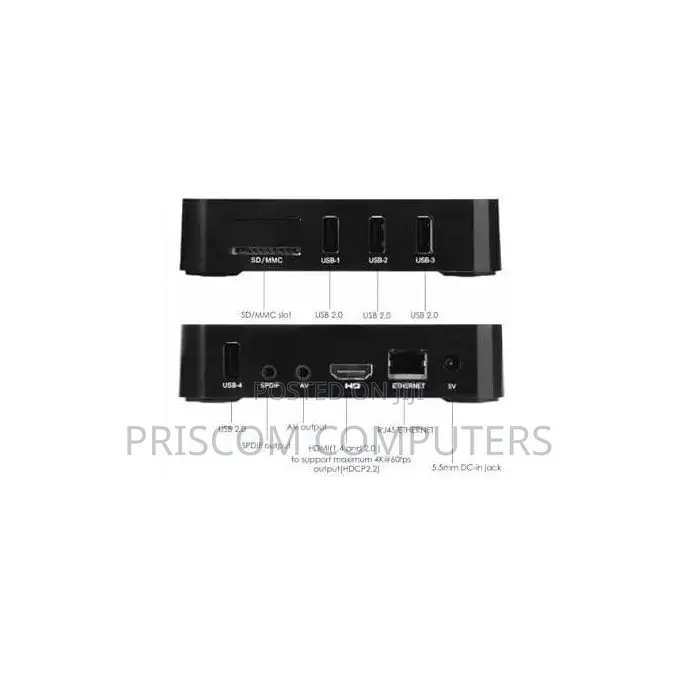Premier MXQ Pro 5g Smart Android Tv Box- Black -16gb+256gb