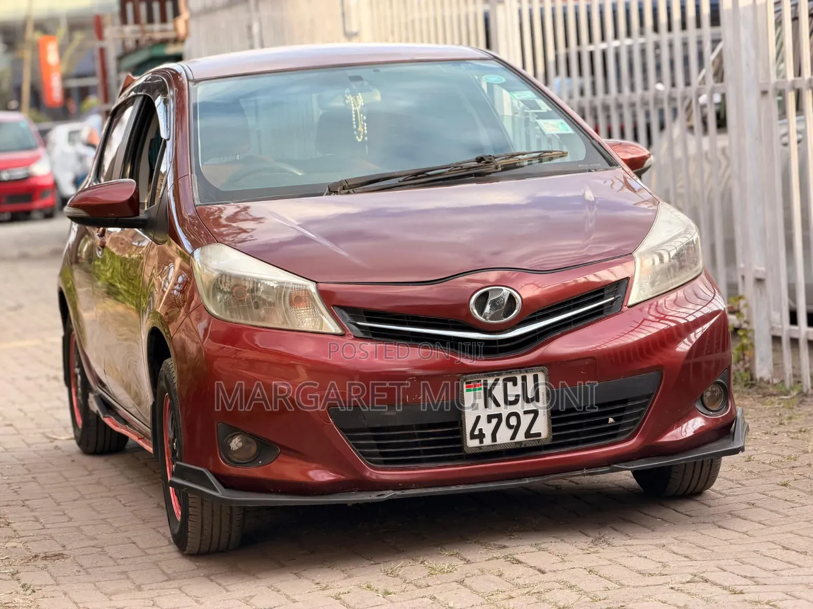 Toyota Vitz 2012 Maroon