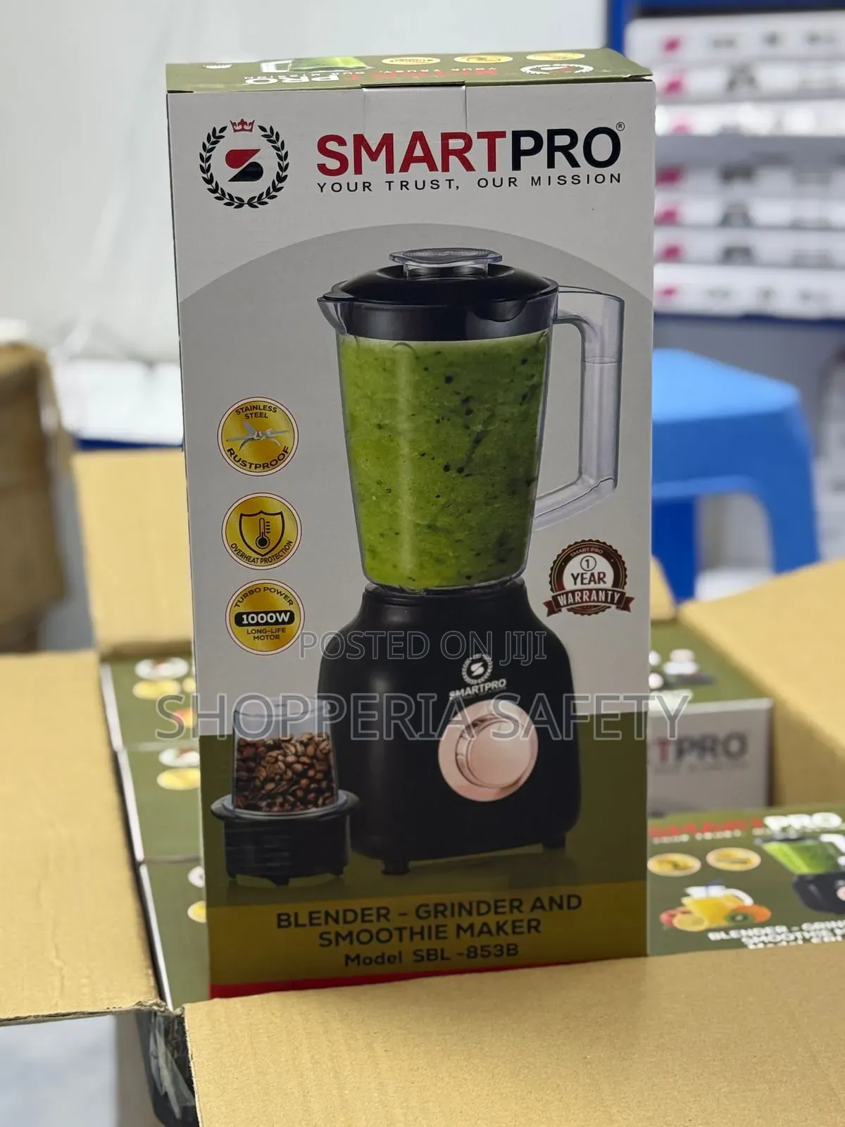 Smartpro Blender 2 in 1 (1000w)