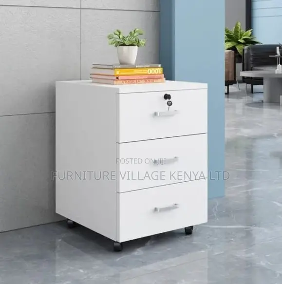 3-Drawer Lockable Pedestal Cabinet