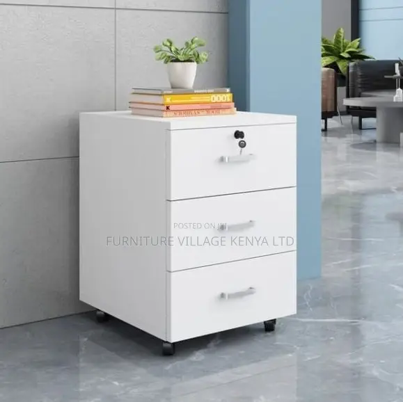 3-Drawer Lockable Pedestal Cabinet