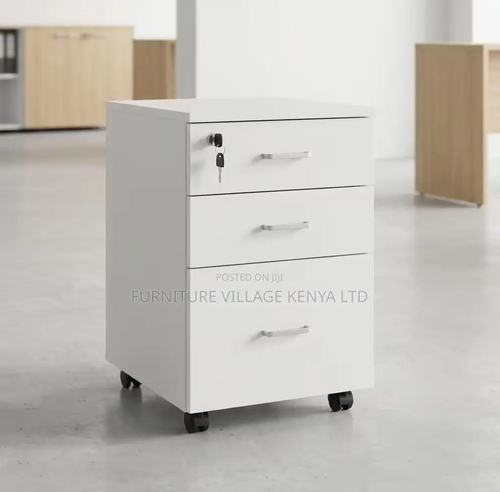 3-Drawer Lockable Pedestal Cabinet