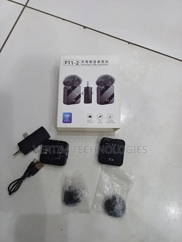 F11 Professional Wireless Microphone for Video Recording