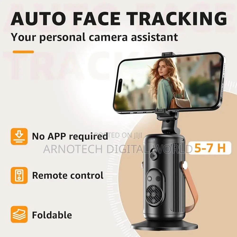 Q04360° Auto Face Tracking Selfie Stick Tripod – Smart Ai Tracking