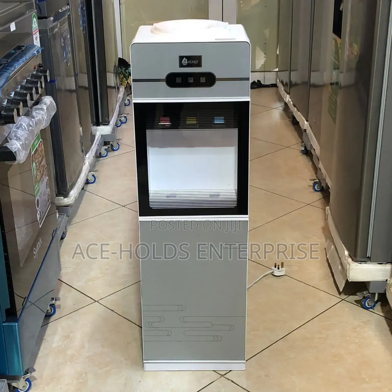 Nunix 3 Taps Water Dispenser - Top Load (Hot, Normal Cold) Taps