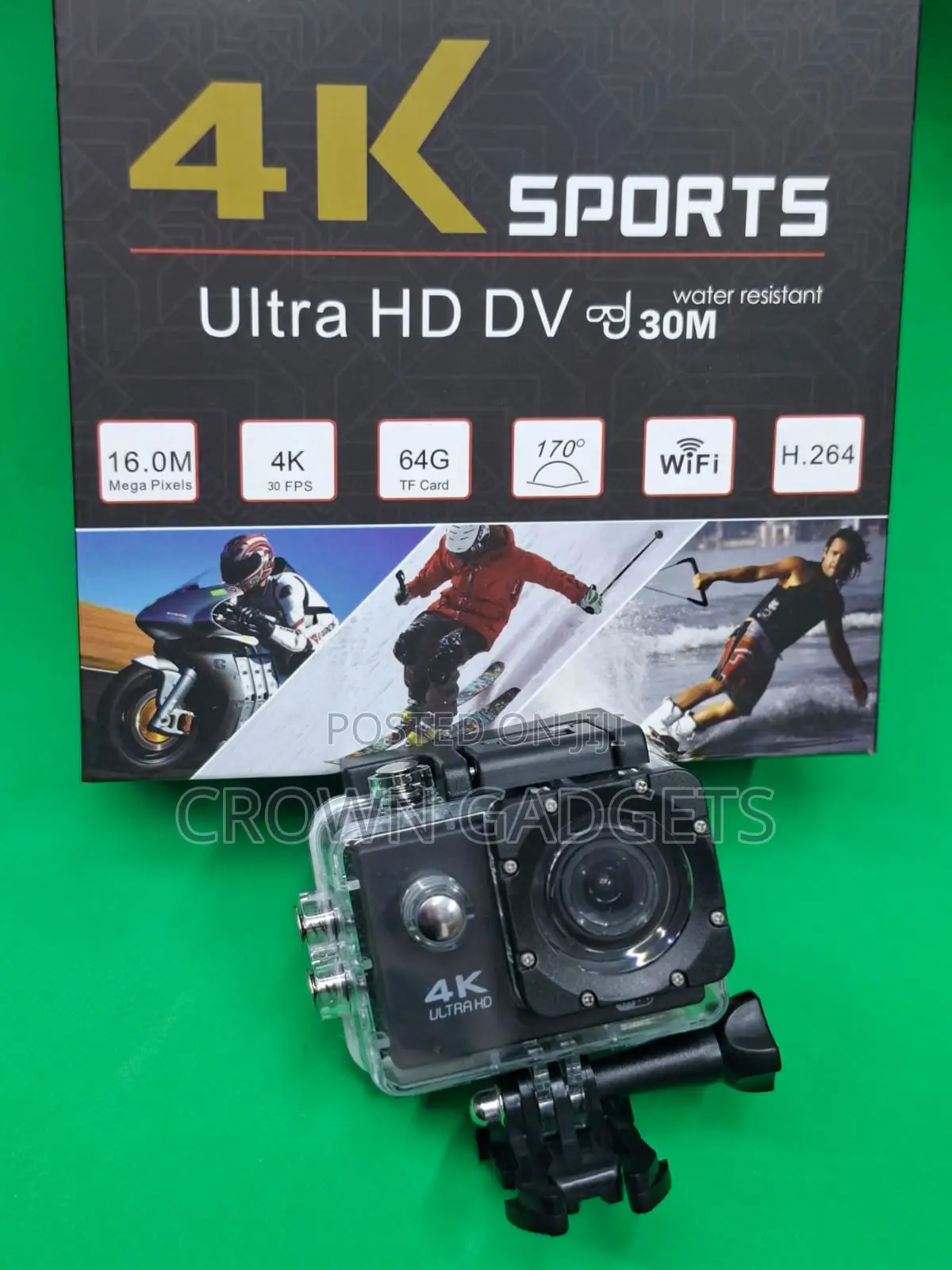 Ultra Hd Action Camera Wifi Waterproof Sports Dv 30m