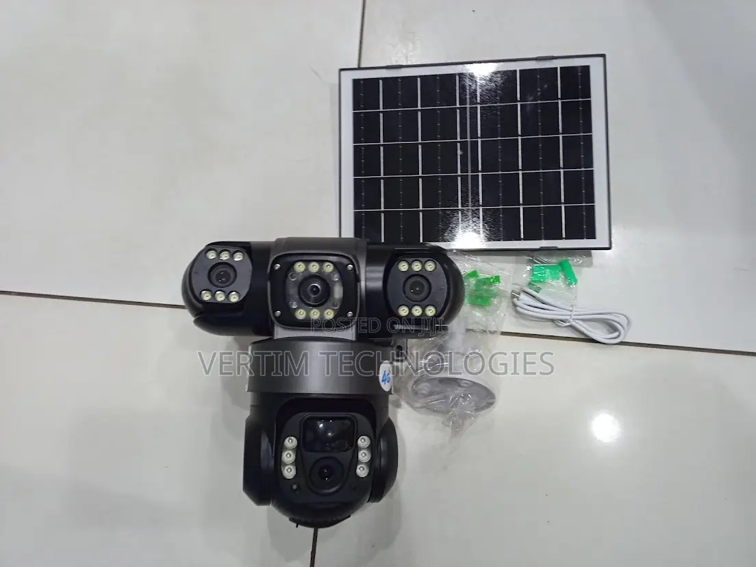 Vts28 Triple Lens PTZ Solar Camera With 4g Connectivity