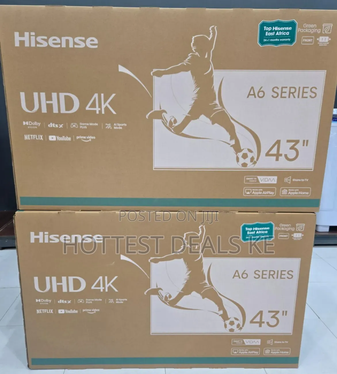 Hisense 43" A6 Series Uhd Smart Tv