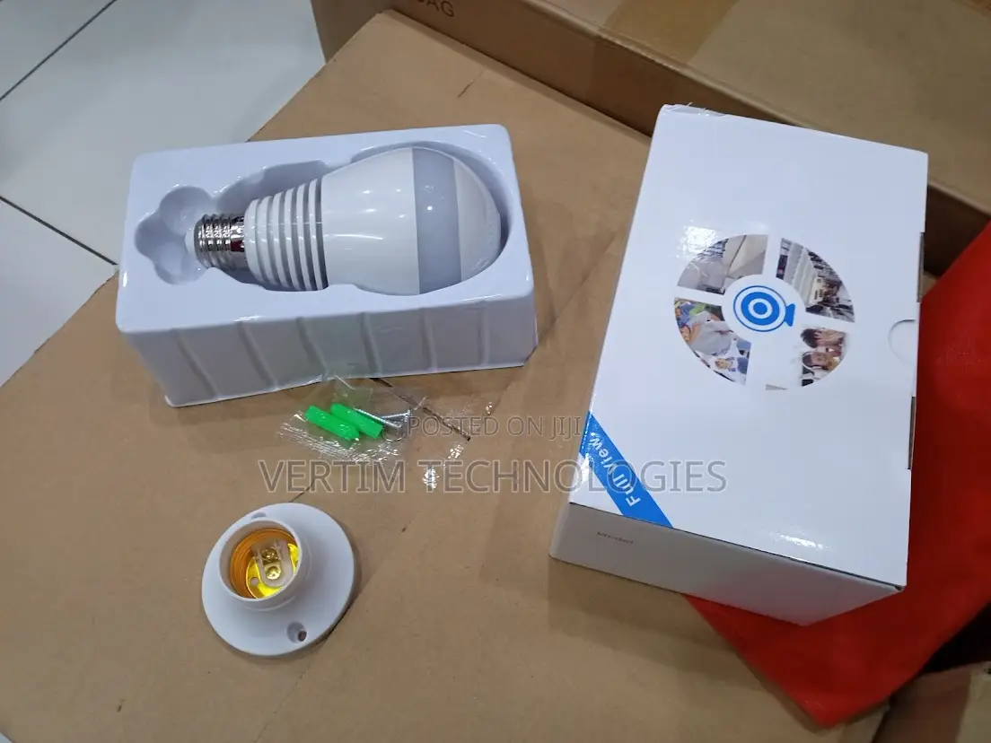 V380 Wifi Smart Bulb Camera With Motion Detection