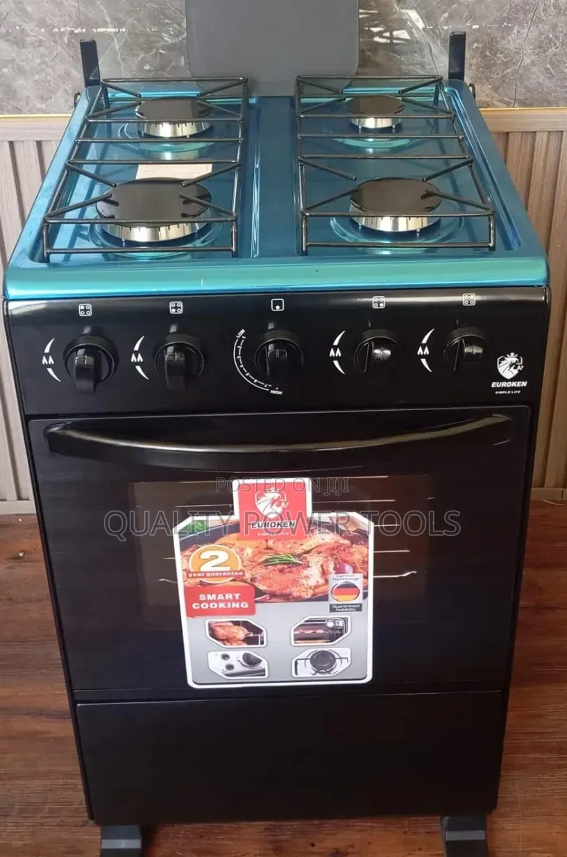 *50×55 Euroken Full Gas Standing Cooker (Model Euro-55-4g).