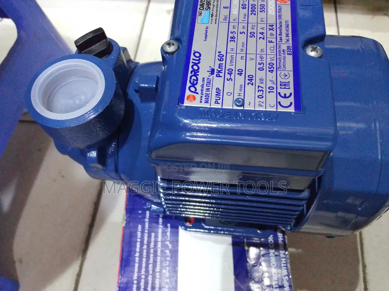 Highly Recommend and Guaranteed Davis Pedrollo/0.5hp Davis Water Pump