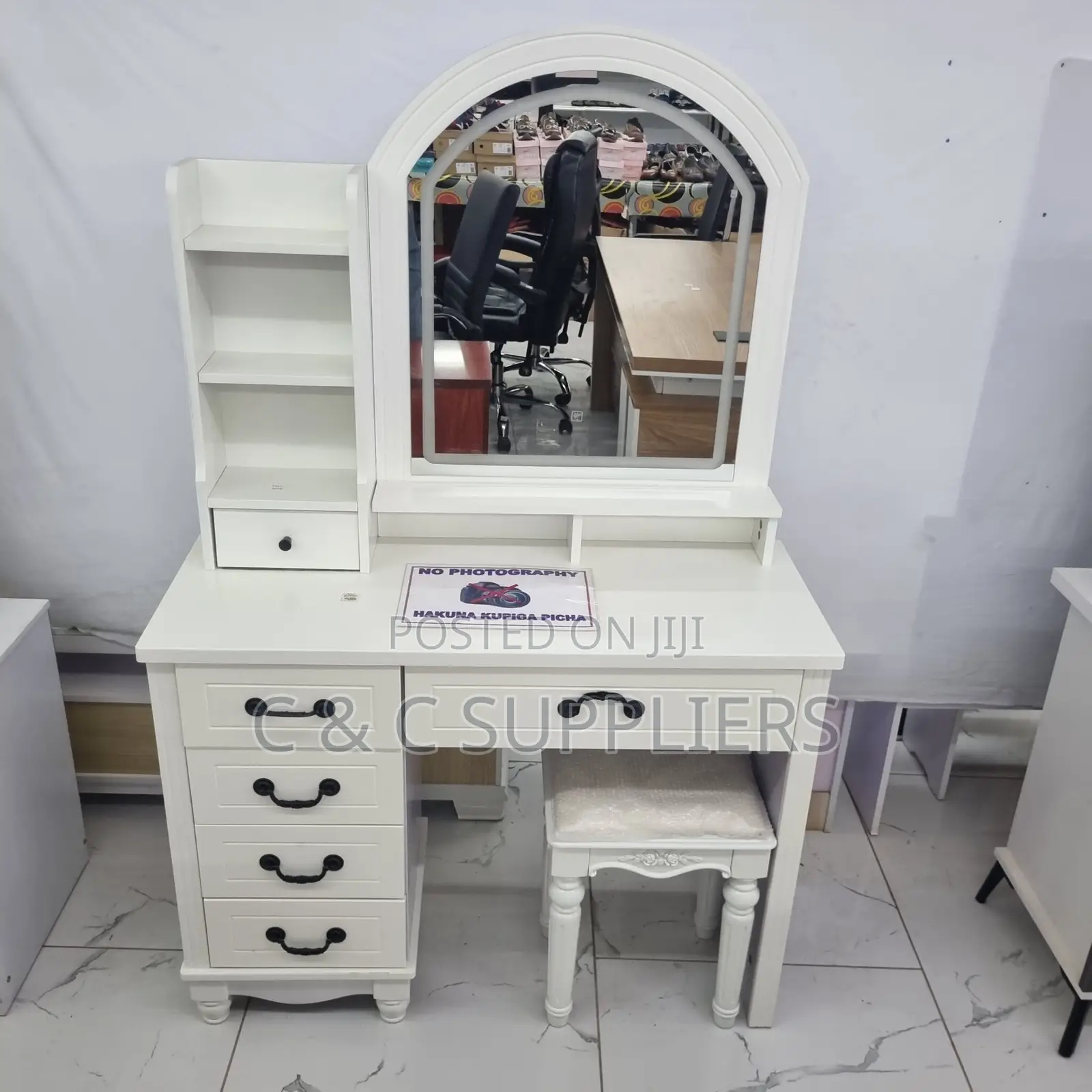 Modern White Vanity Dressing Table