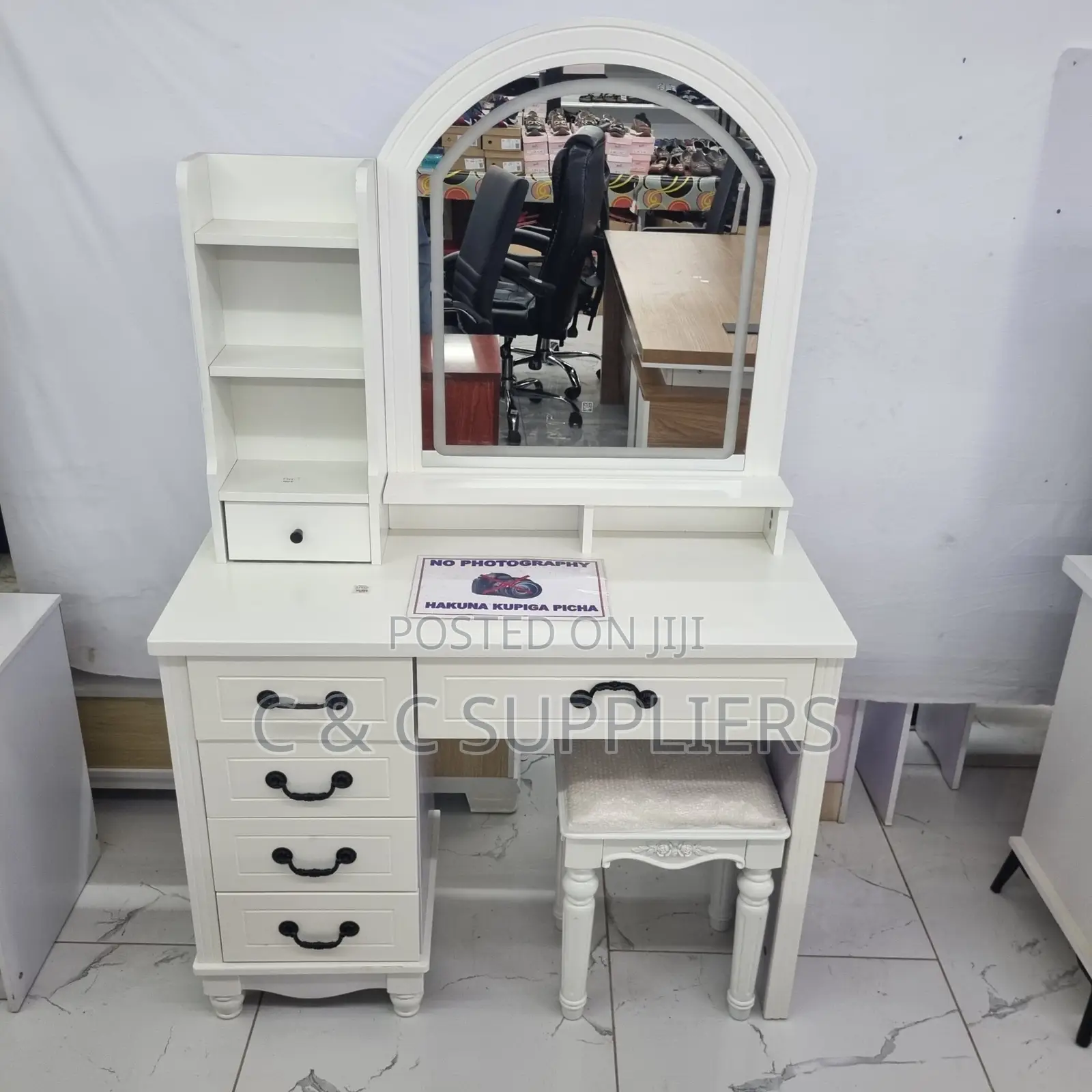 Modern White Vanity Dressing Table