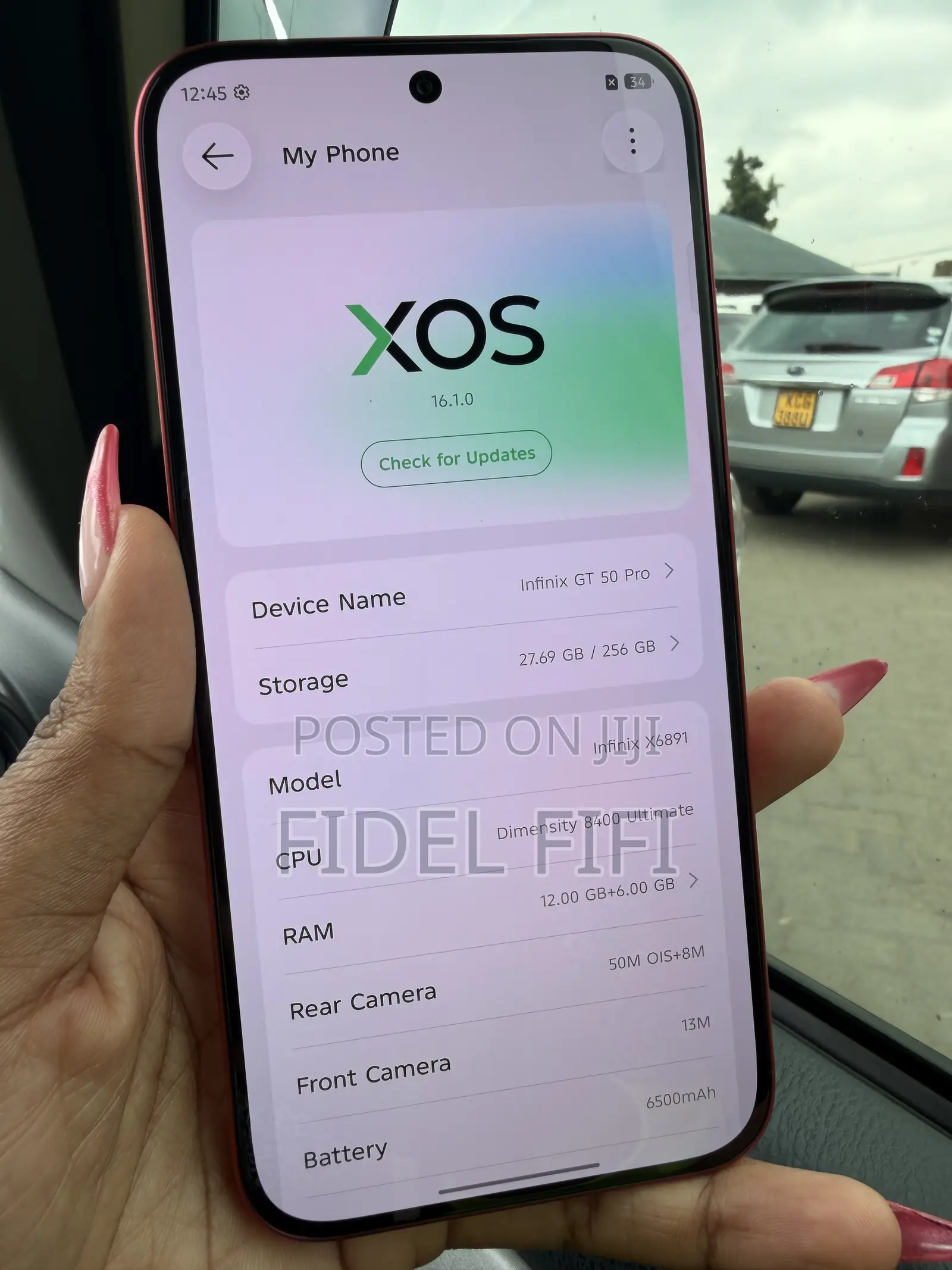 Infinix GT 50 Pro 256 GB Pink