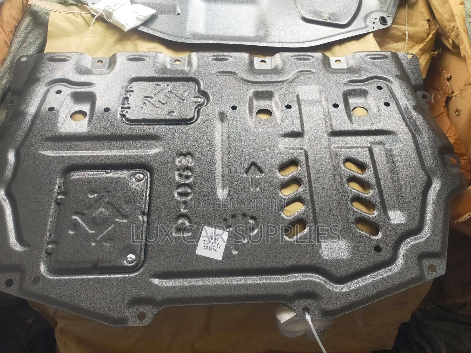 Sump Guard for the Engine and Gearbox, Dedicated to Mazda Demio