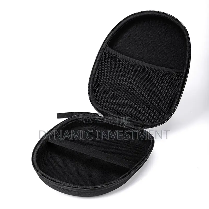 Headphone Case Pouch Travel Bag With Inner Mesh Pocket Storage Case