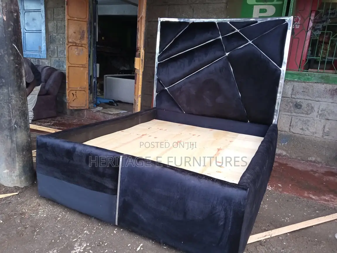Dark Blue Chester Bed