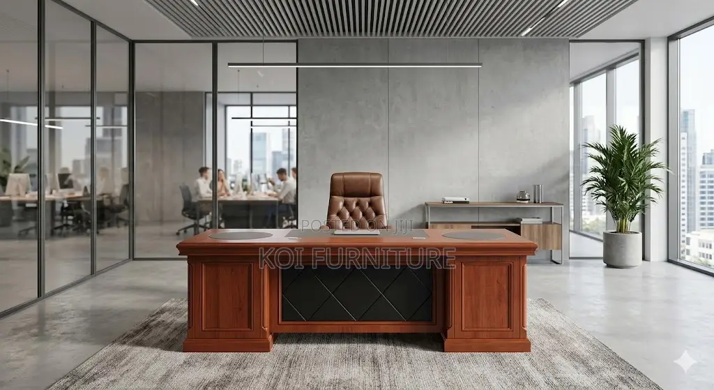Office Desk; 1.8 Meters Executive President Desk