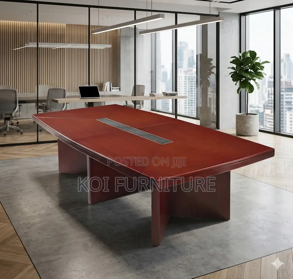Boardroom Table; Executive 3 Meters Mahogany Office Boardrooom Table