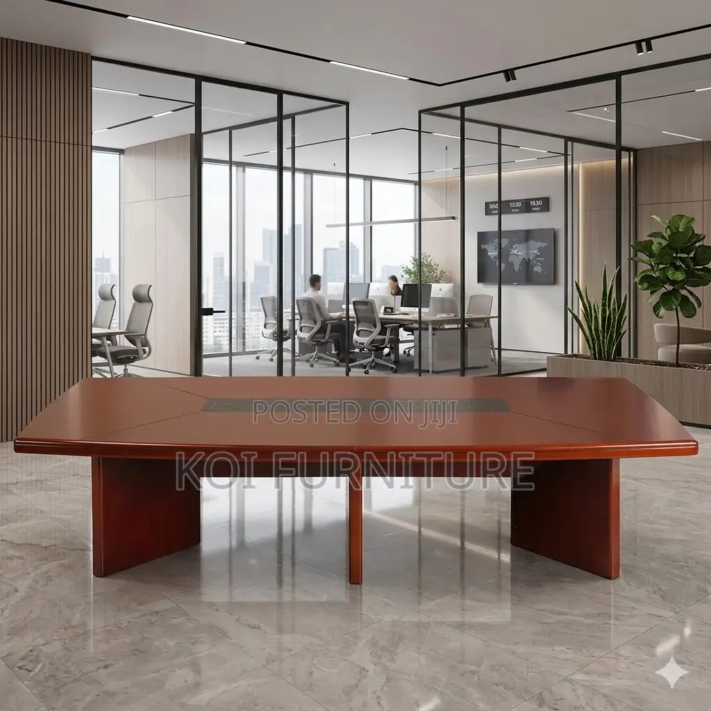 Boardroom Table; Executive 3 Meters Mahogany Office Boardrooom Table