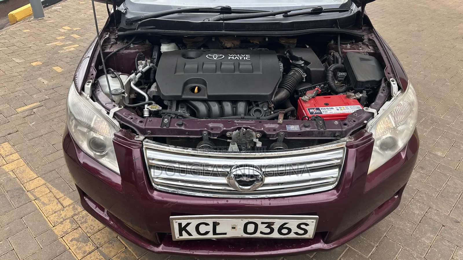 Toyota Axio 2011 Maroon