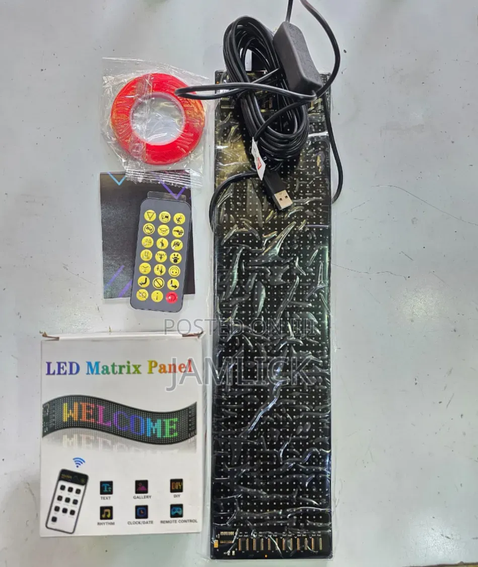 ‘Welcome’ Led Matrix Panel 16×64 - Eg