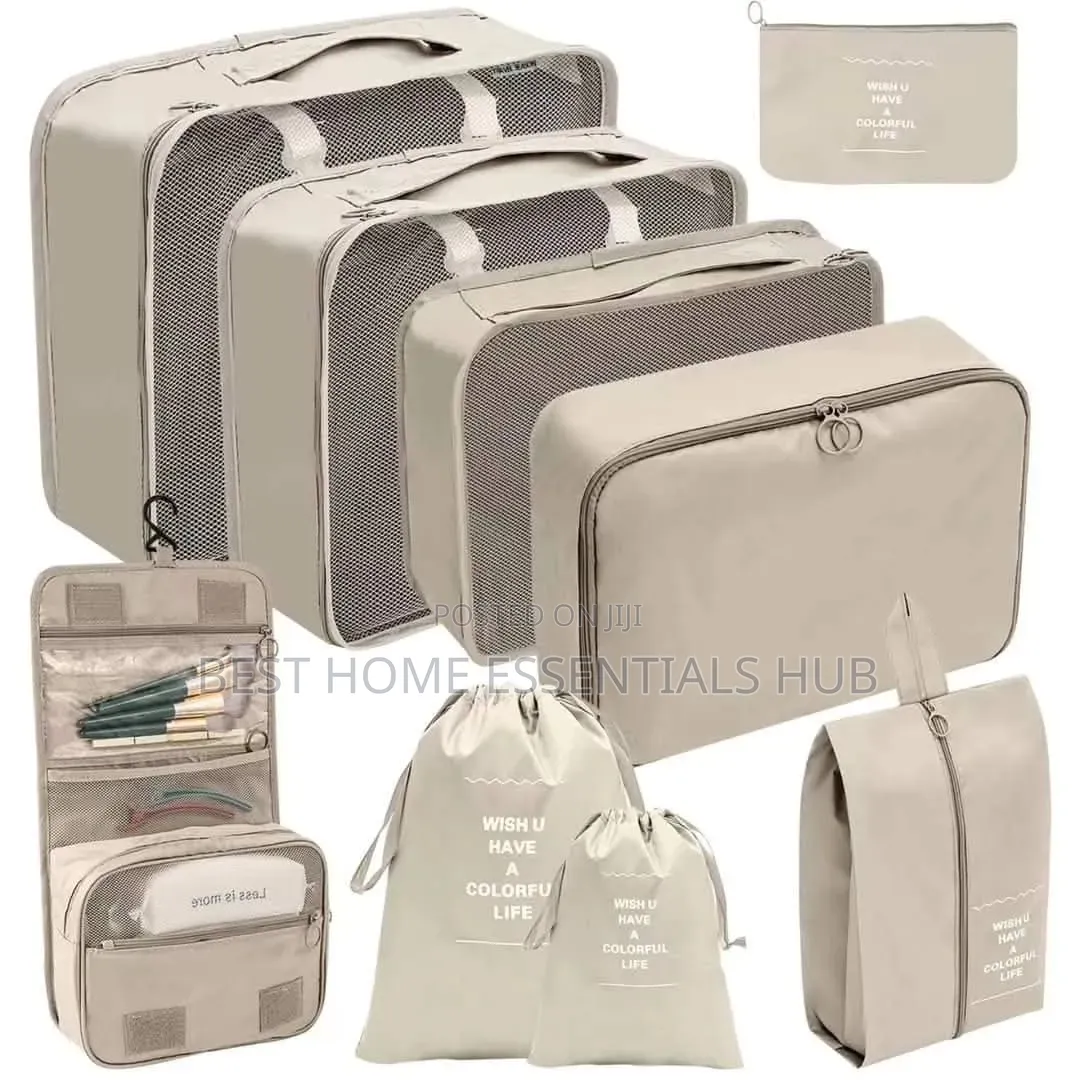 *9pcs Luggage Travel Organizer /Suitcase Bag