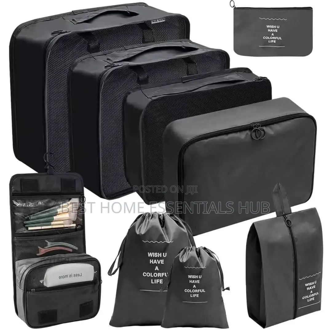 *9pcs Luggage Travel Organizer /Suitcase Bag