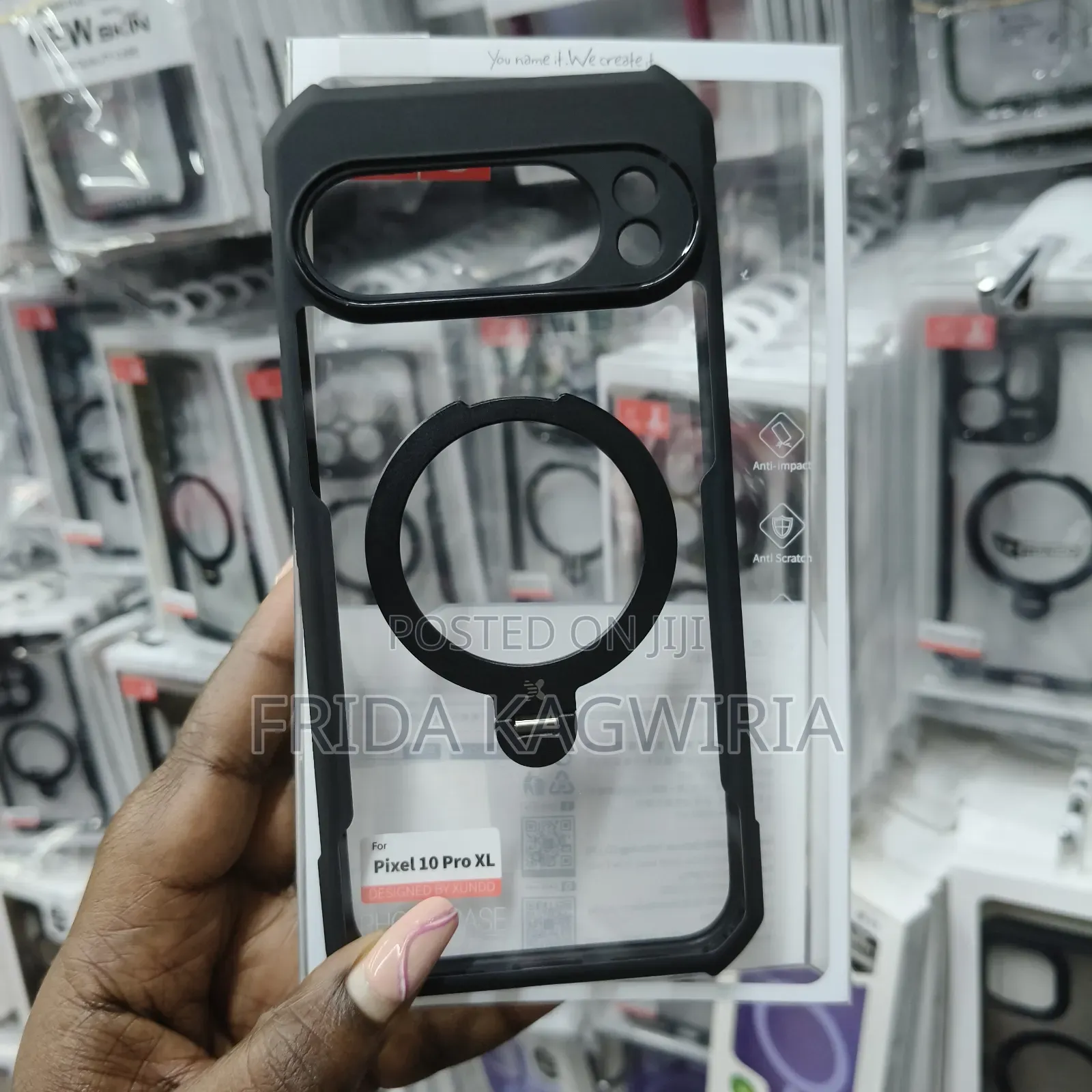 Pixel 10 Pro Xl Xundd Clear Back Cover With Magnetic Stand