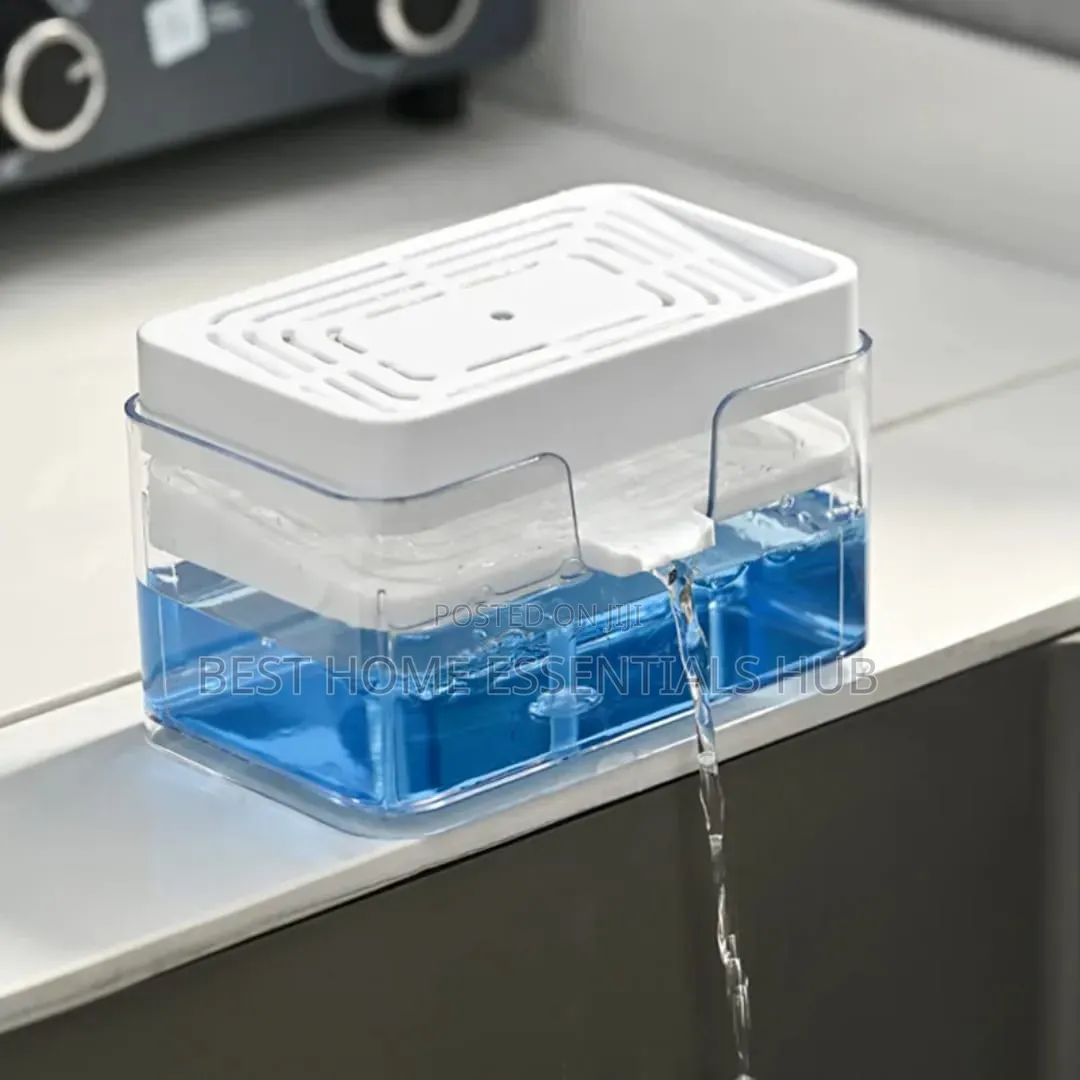 *Creative Kitchen Sink Drain Soap Dispenser With Sponge