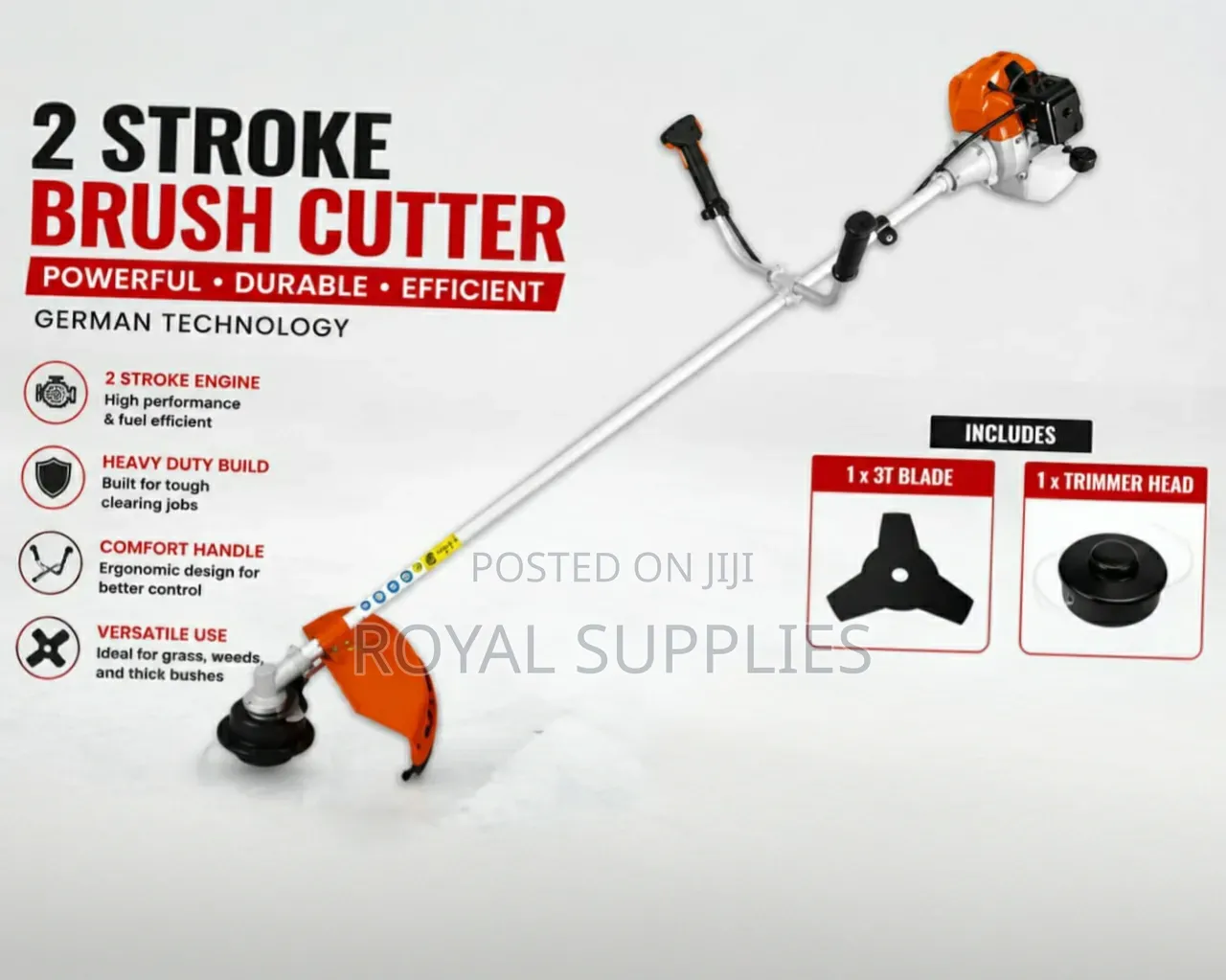 Premier 2 Stroke Brush Cutter 2 Blades