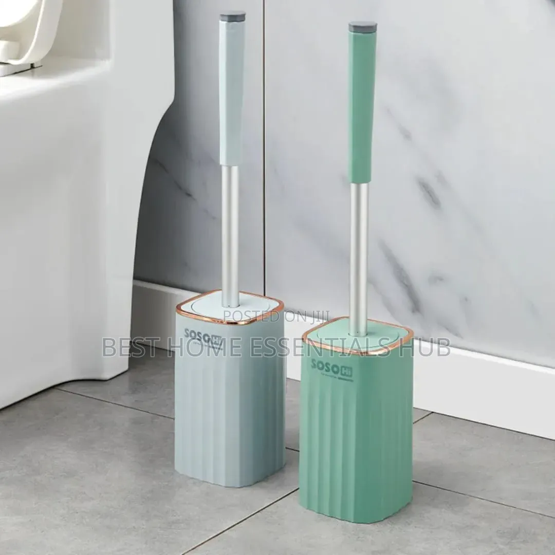 *Wall Mounted High Quality Toilet Cleaning Brush With Holder