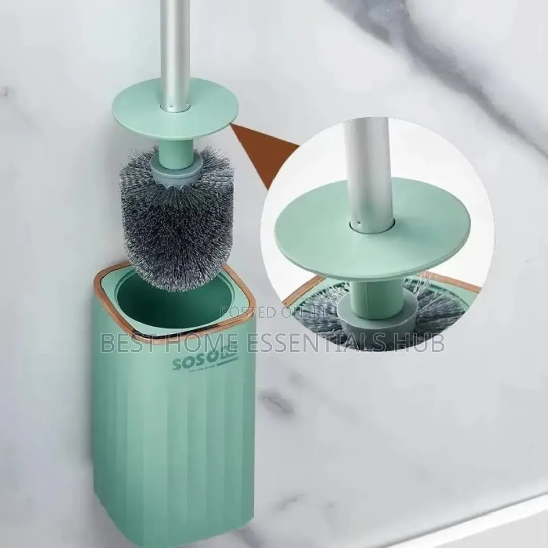 *Wall Mounted High Quality Toilet Cleaning Brush With Holder