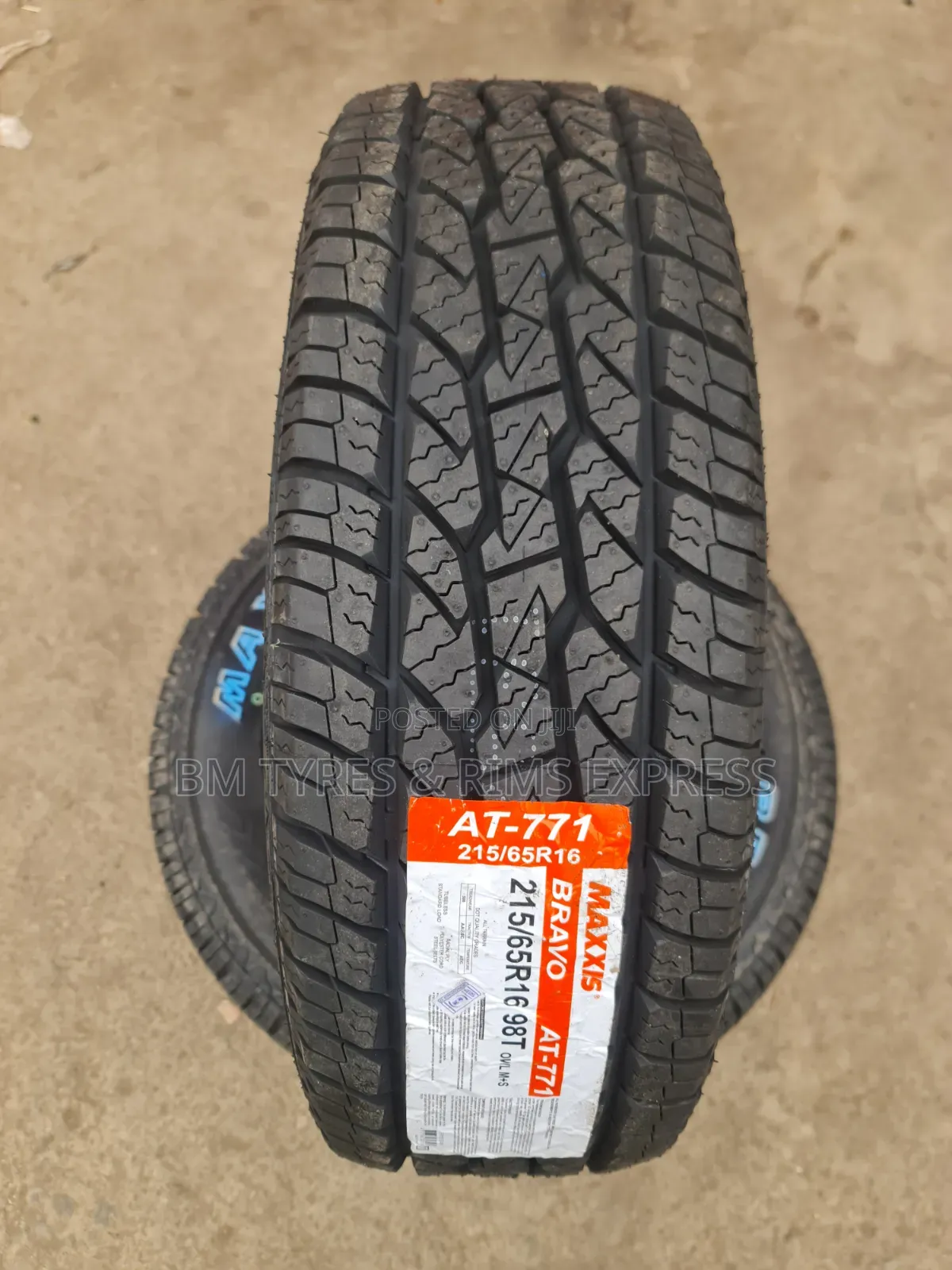 215 /65 R16 Maxxis Tires (All Terrein) 771.