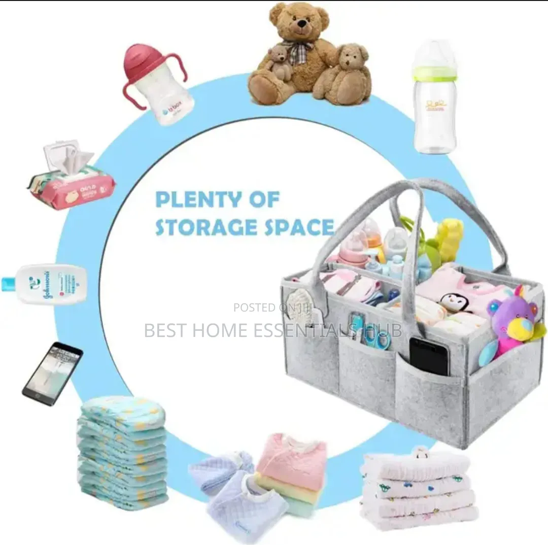 *Baby Diaper Caddy Nursery Organizer* 38cmx25x18cm
