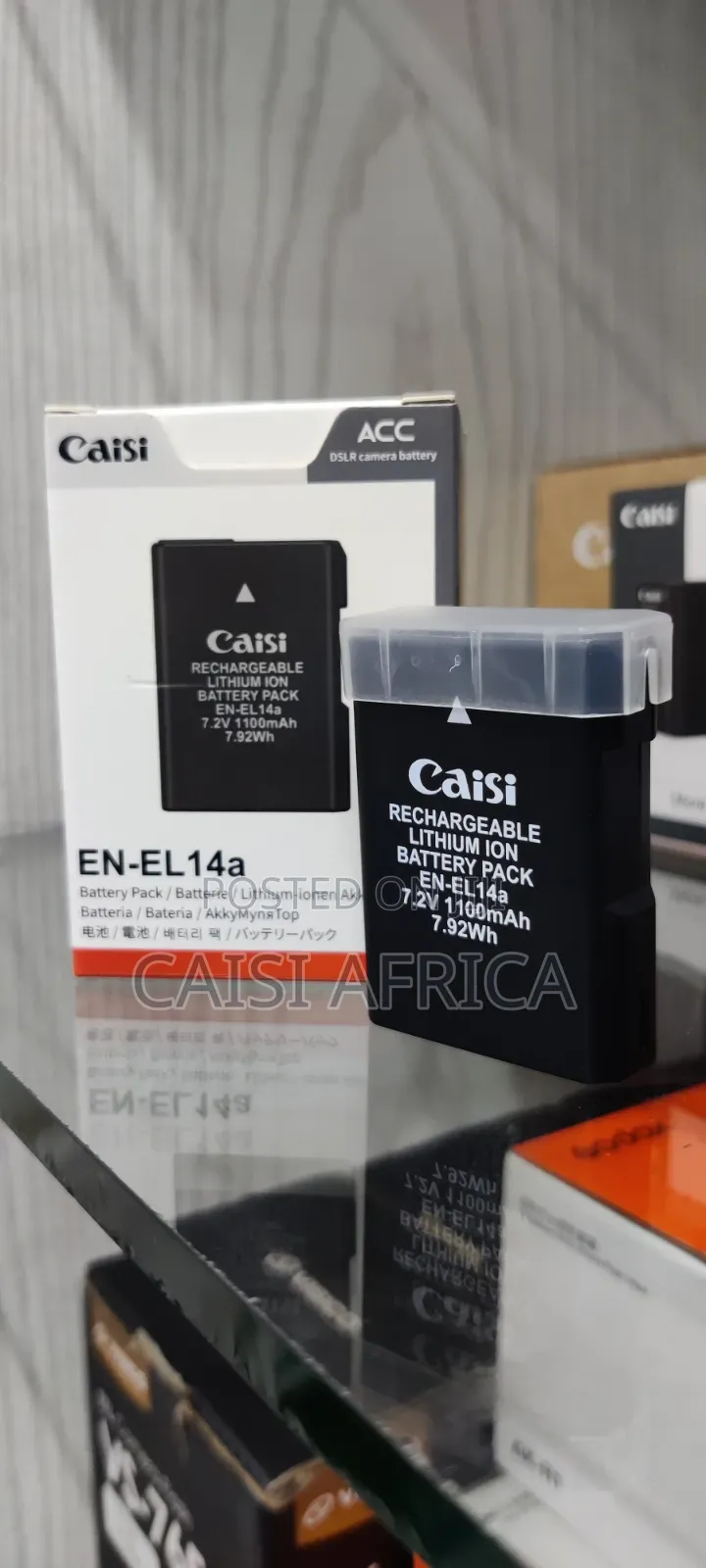 Caisi en-El 14a Rechargeable Battery 1100mah for Nikon Camera