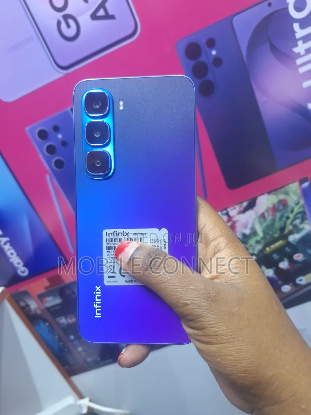 New Infinix Hot 60i 128 GB Blue