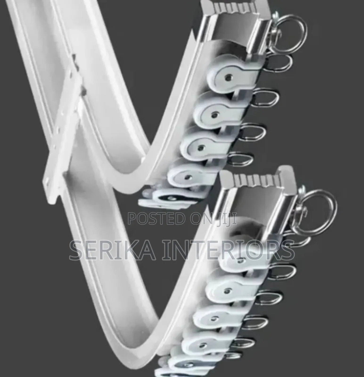 Double Bendable Curtain Rails Curtain Rails Environmental Friendly
