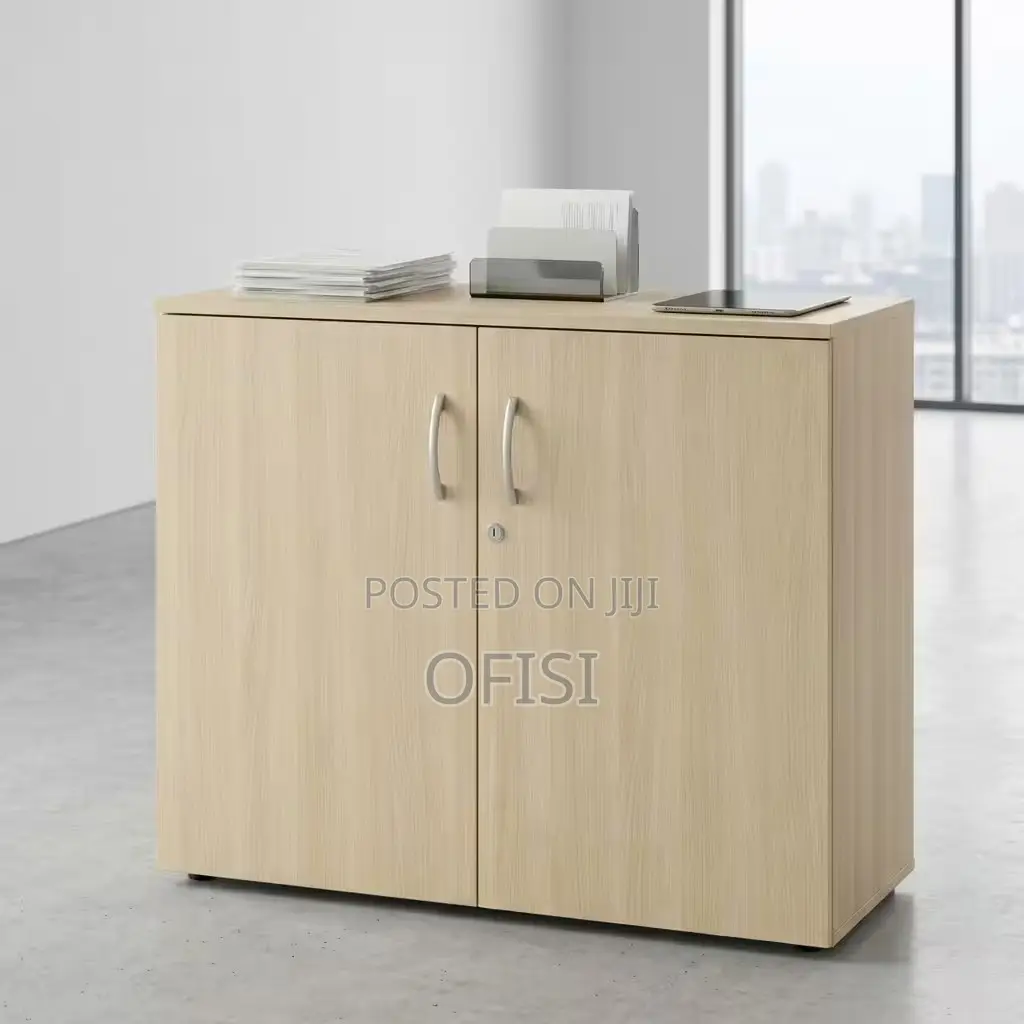 Office Cabinet; Lockable Wooden Credenza Cabinet