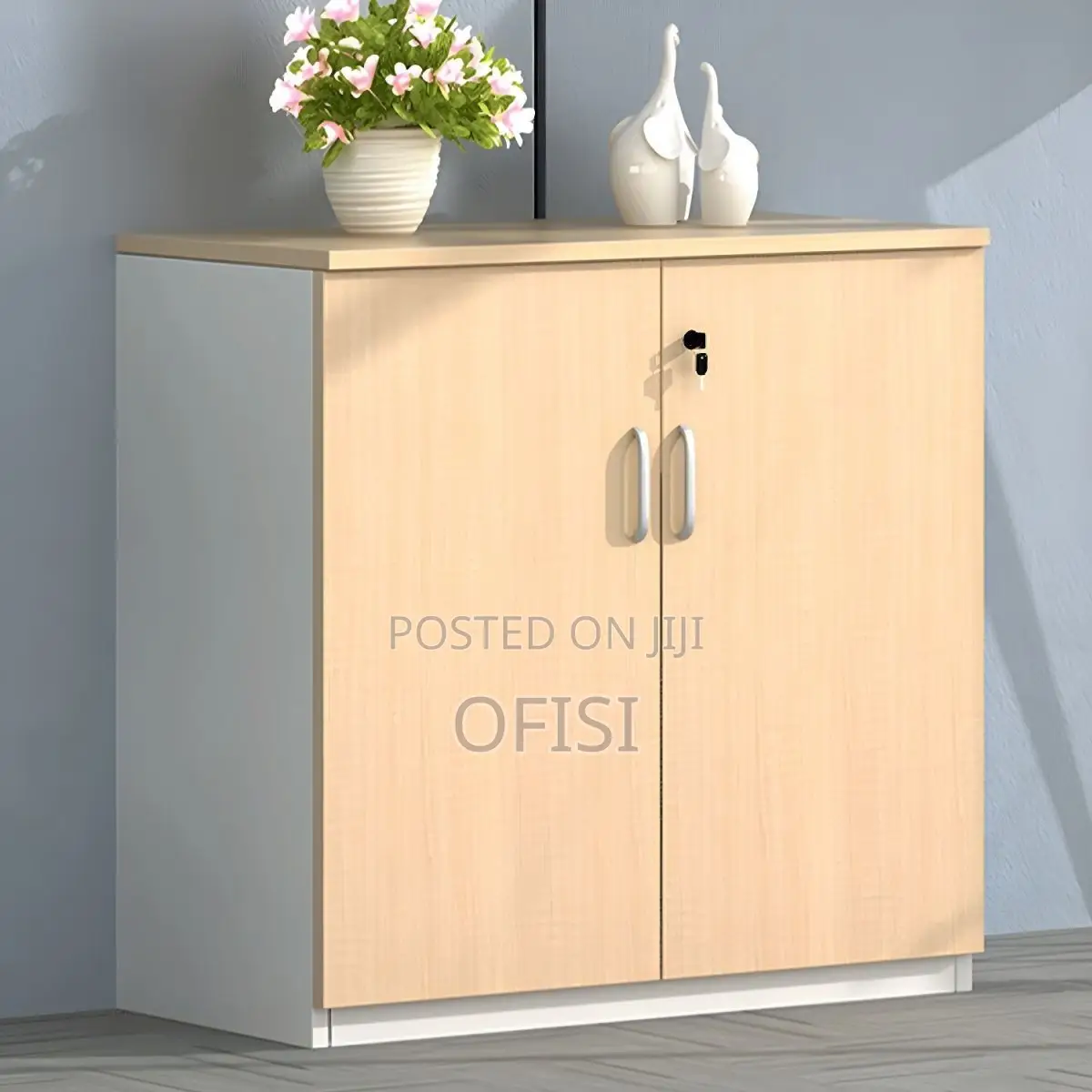 Office Cabinet; Lockable Wooden Credenza Cabinet