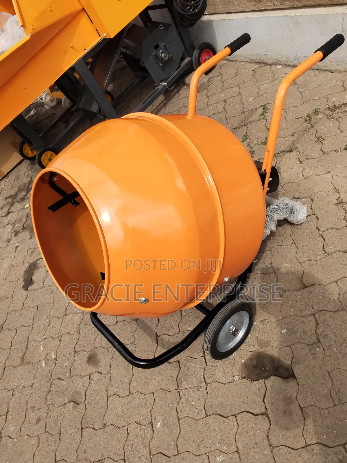 Electric Drum Mixer Machine