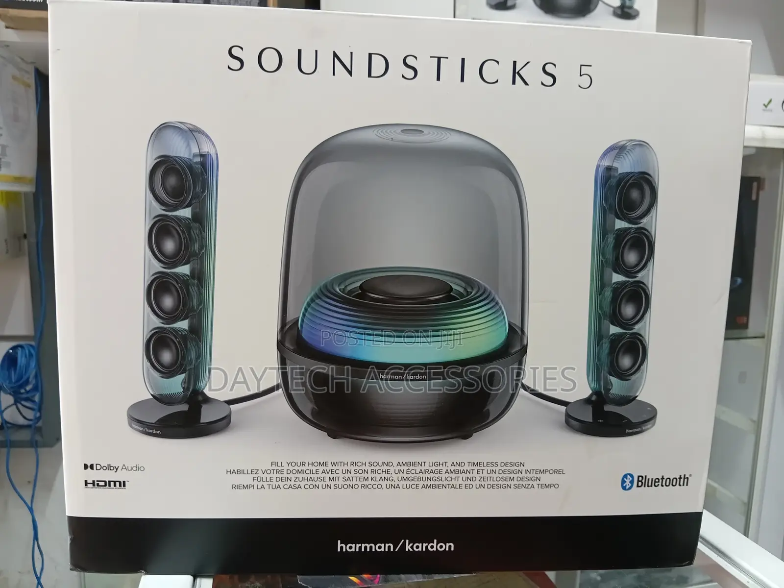 Harman Kardon Soundsticks 5 2.1 Channel Black - Wireless Speaker