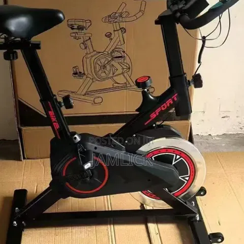 Black Exercise Bike Spinebike - Gn